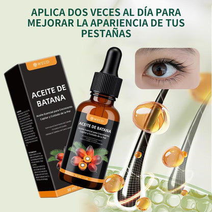 Aceite de Batana WEUD — Sérum para Pestañas y Cejas