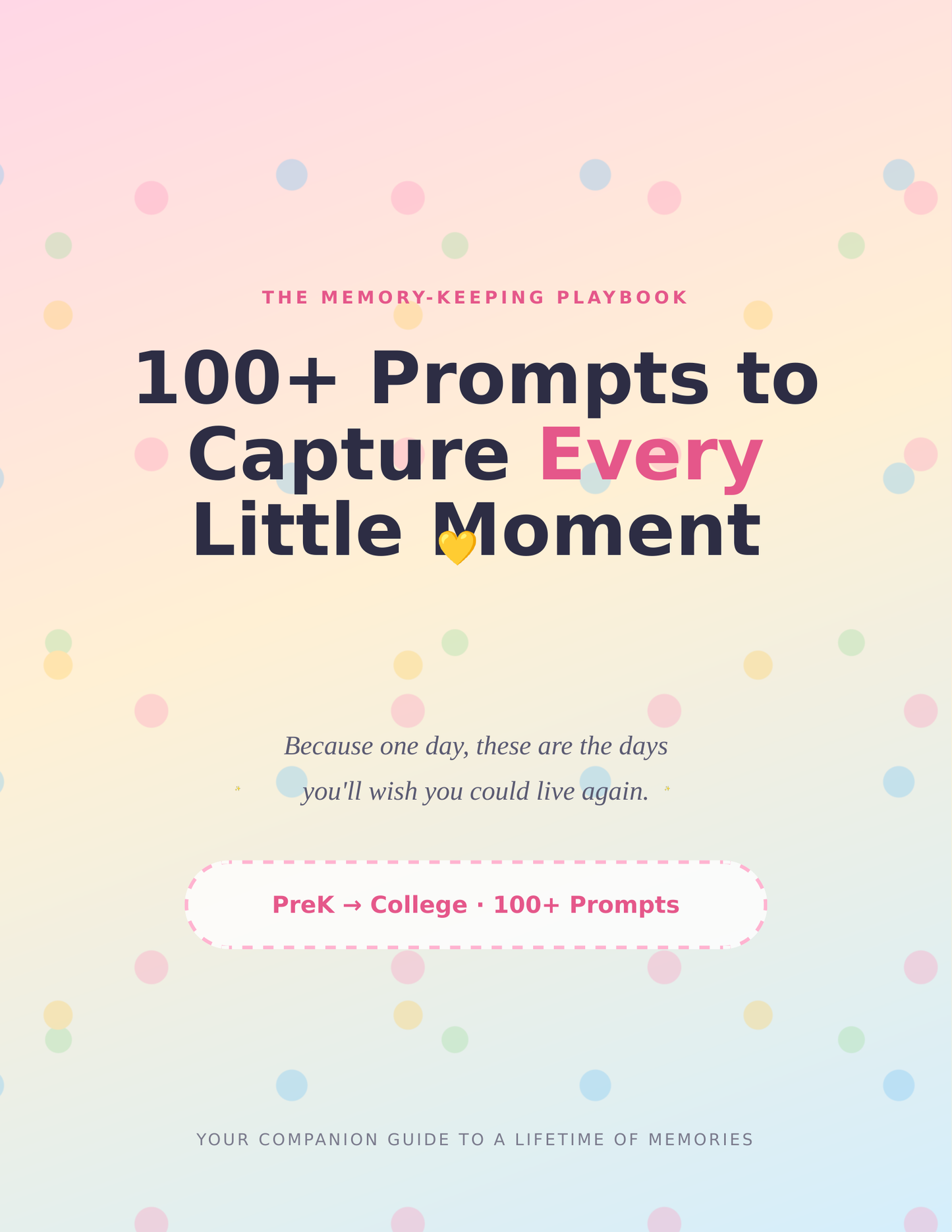 100+ Prompts To Catch Every Little Moment